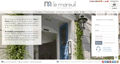 Desktop Screenshot of hotelmareuil.com